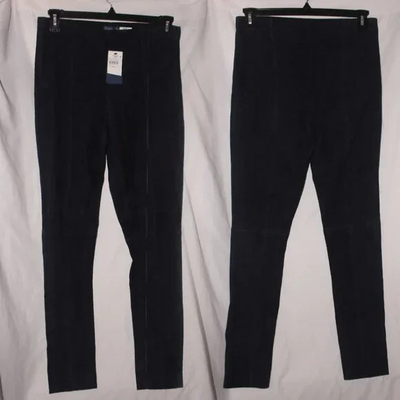 NWT Polo Ralph Lauren Lambskin Suede Leggings Size L